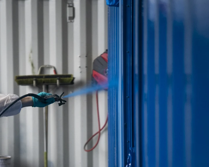 Окраска контейнеров